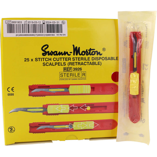Retractable Safety Scalpels No.3 - Box of 25