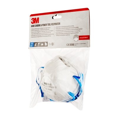 3M Particulate Respirator - FFP2 Mask - Unvalved - Pack of 3 - 3M