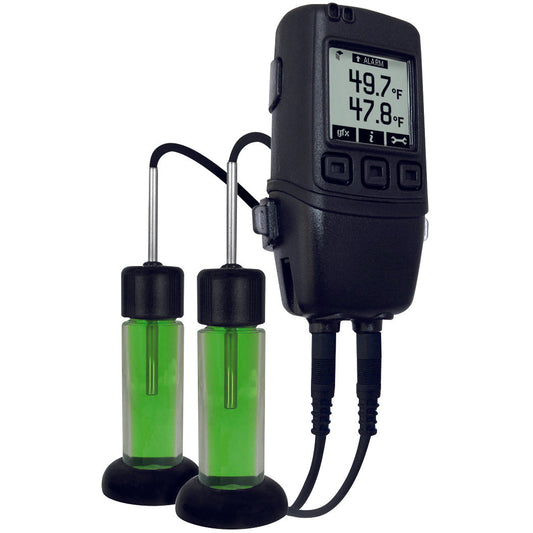 Lec Dual Channel Temperature Data Logger with Graphic Screen