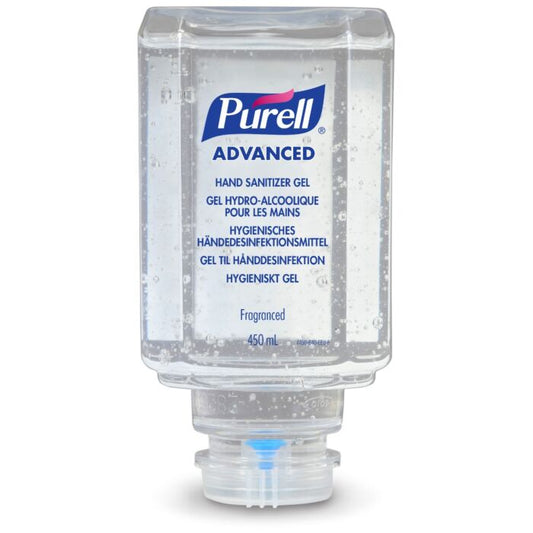 Purell Advanced Hygienic Hand Rub ES1 Refill - 6/450ml (includes 3 Adapters) - Gojo