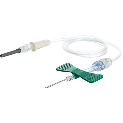 Safety Blood Collection Set - Green - 21Gx30cm - With Luer - Sterile x 50 - GBO