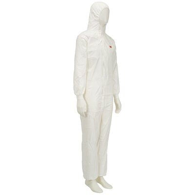 3M™ Protective Coverall 4545 Type 5/6 White M - Single - 3M