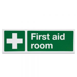 White cross - First aid room - Vinyl