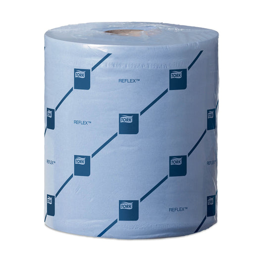 Tork Reflex Centrefeed Roll Blue 2Ply - 473263 - Single Roll - 19.4cm x 150m - Tork