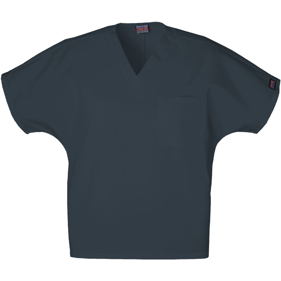 Cherokee Unisex Scrub Top with Chest Pocket - 