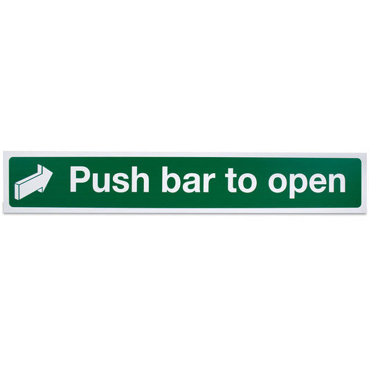 Push bar to open - Vinyl - Discontinued