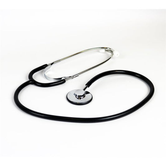 Lightweight Single Head Nurses Stethoscope (Black)