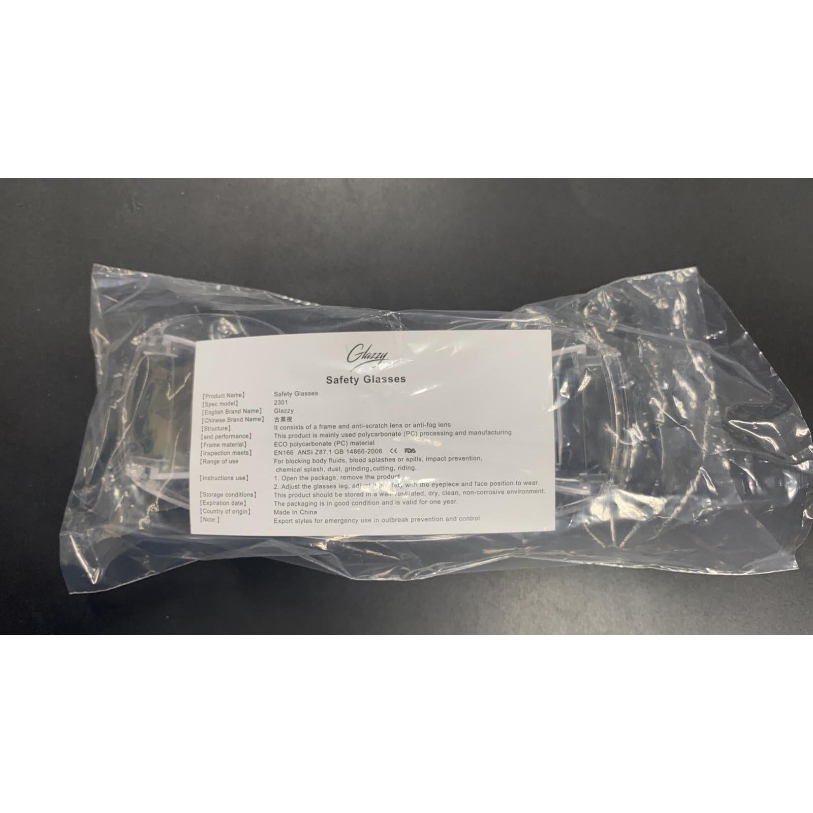 Safety Glasses - Discontinued