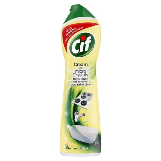 Cif Cream Lemon With Natural Cleaning - 500ml - Cif