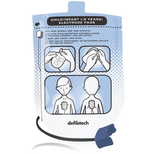 Child Defibrillation Pads (Semi & Fully Automatic) - For Use With Lifeline AED & Auto - Discontinued