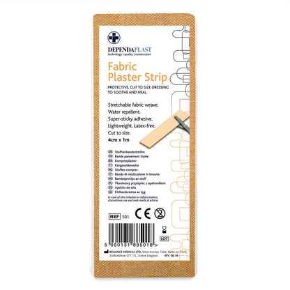 Reliplast Fabric Dressing Strip 4cm x 1m - Reliance