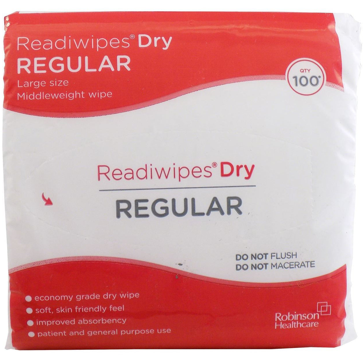Readiwipes Dry Regular Large 100's