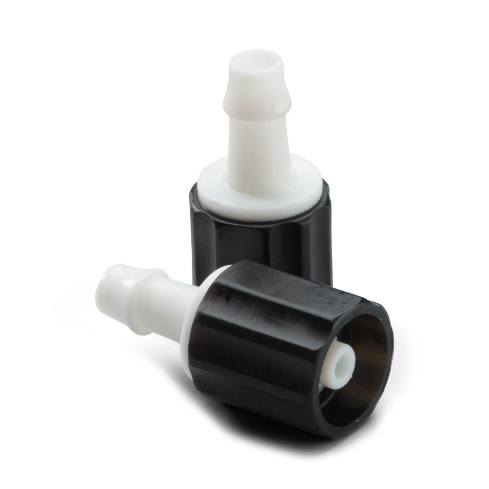 Plastic Screw-Type Hose Connector with Barbed End for 5/32 in. tubing (10 Pack) - Welch Allyn