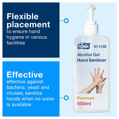 Tork Hand Sanitiser 500ml - Single - Tork