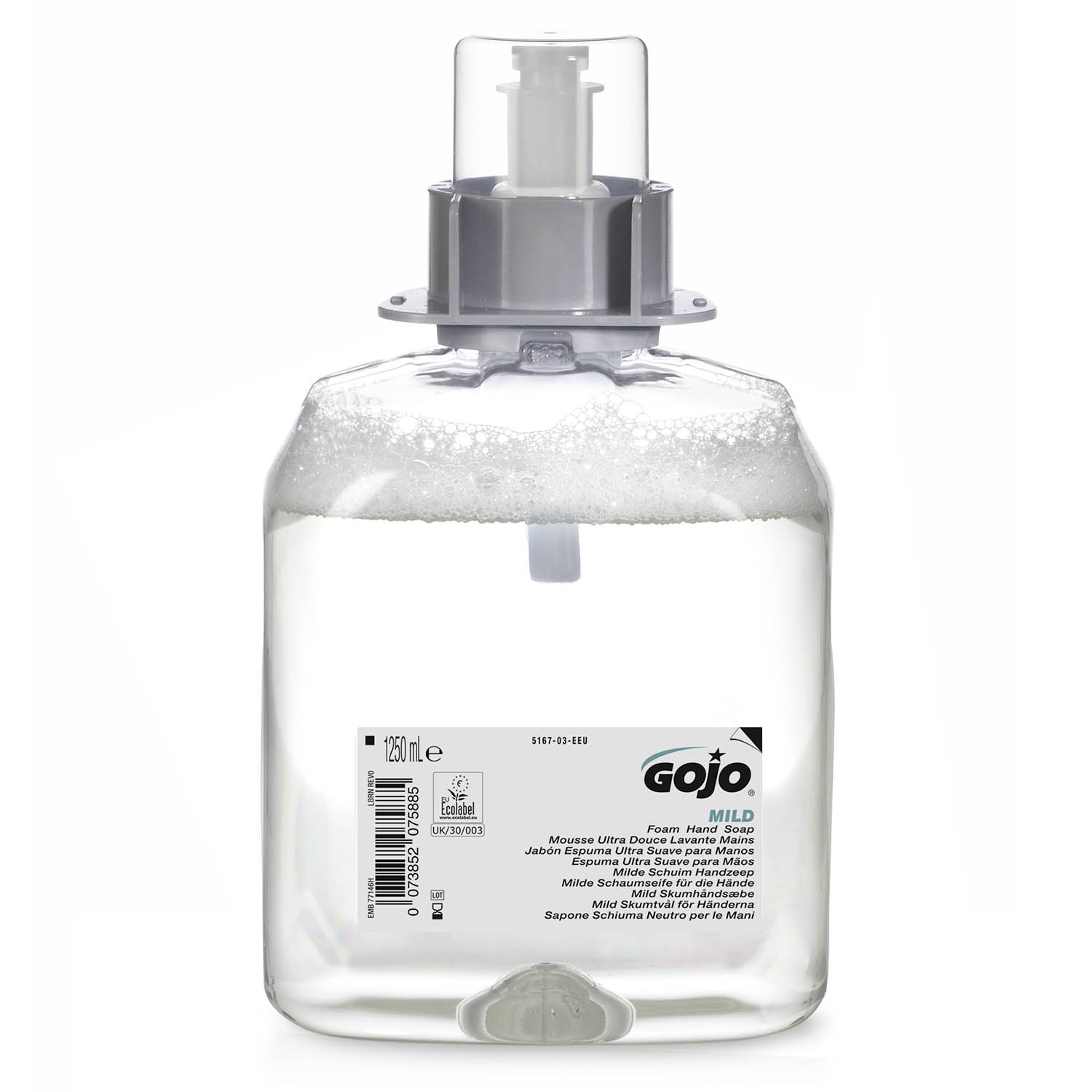GoJo FMX Mild Foam Hand Soap (1250ml Refill) - Bunzl Catering Supplies