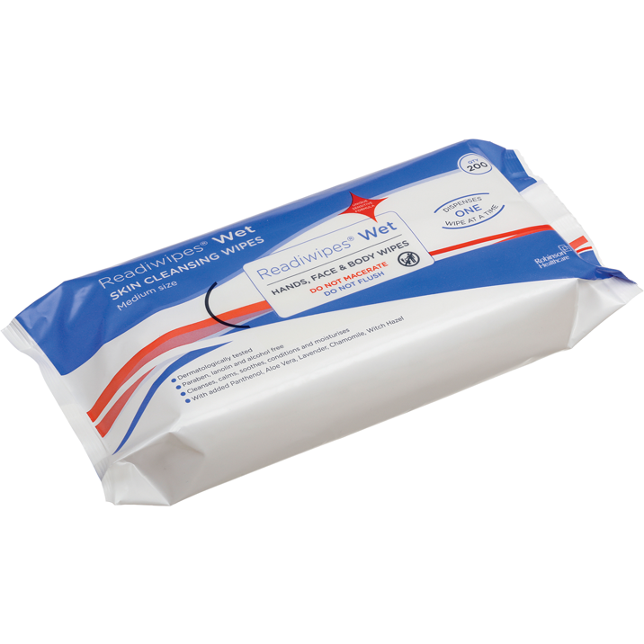 Readiwipes Wet Hands, Face & Body Wipes 200s Non Maceratable - Robinsons