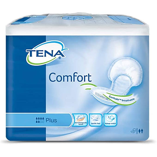 TENA 752846 Comfort Plus Incontinence Pads - Pack of 46 - Tena