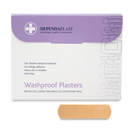 Dependaplast Washproof Plasters - 7cm x 2cm x 100 - Reliance