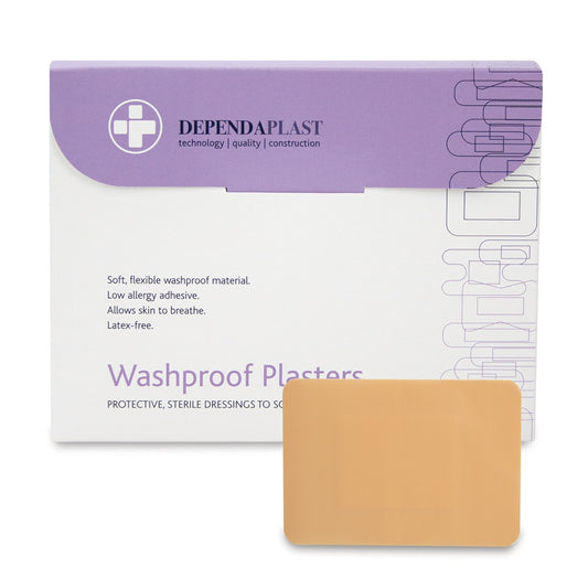 Dependaplast Washproof Plasters - 7.5cm x 5cm x 50