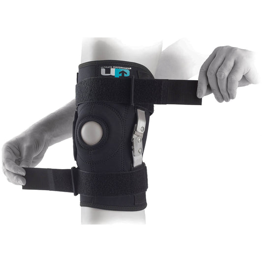 Hinged Knee Brace with Tri-Axial Hinges - 