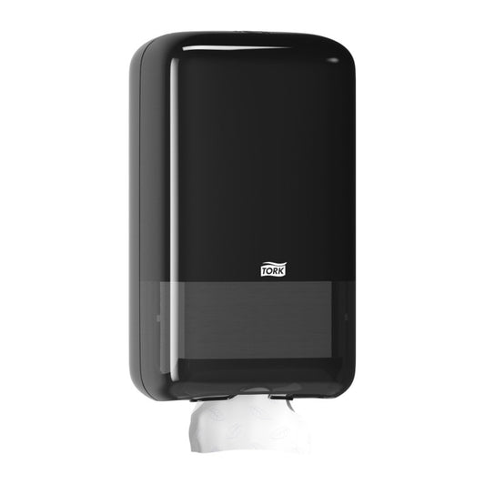 Tork Folded Toilet Paper Dispenser - Black - Tork