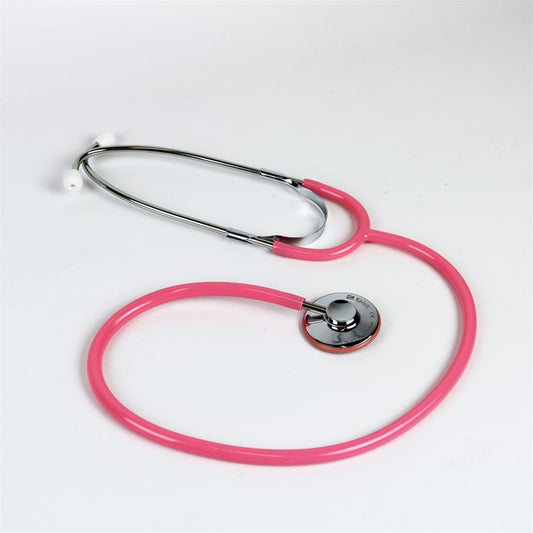 Lightweight Single Head Nurses Stethoscope (Pink)