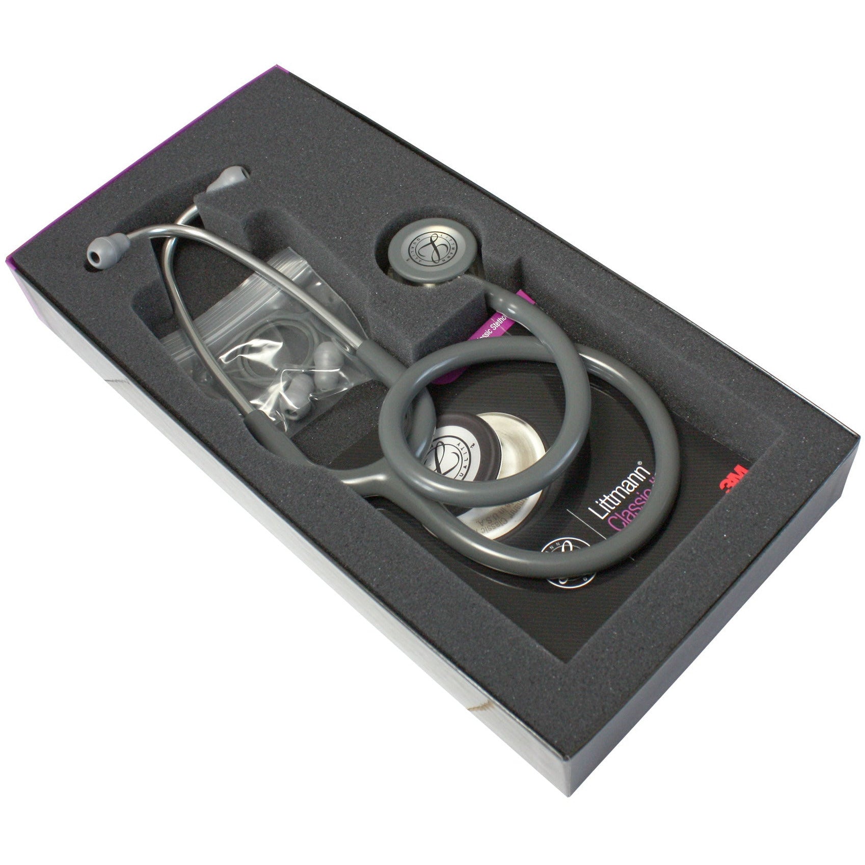 Littmann Classic III Monitoring Stethoscope: Grey 5621 – Medisave UK