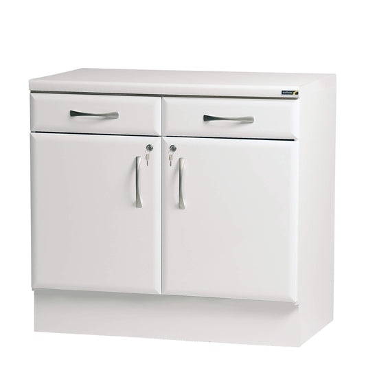 100cm Drawerline Cabinet - White (High Gloss)