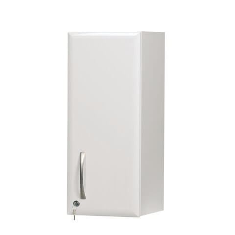 30cm Wall Cabinet - White (High Gloss) - Sunflower