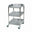 Surgical Trolley, 3 Stainless Steel Trays - 46x52x86cm