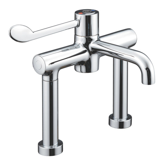 Deck Mounted Seqential Thermostatic Mixer Tap