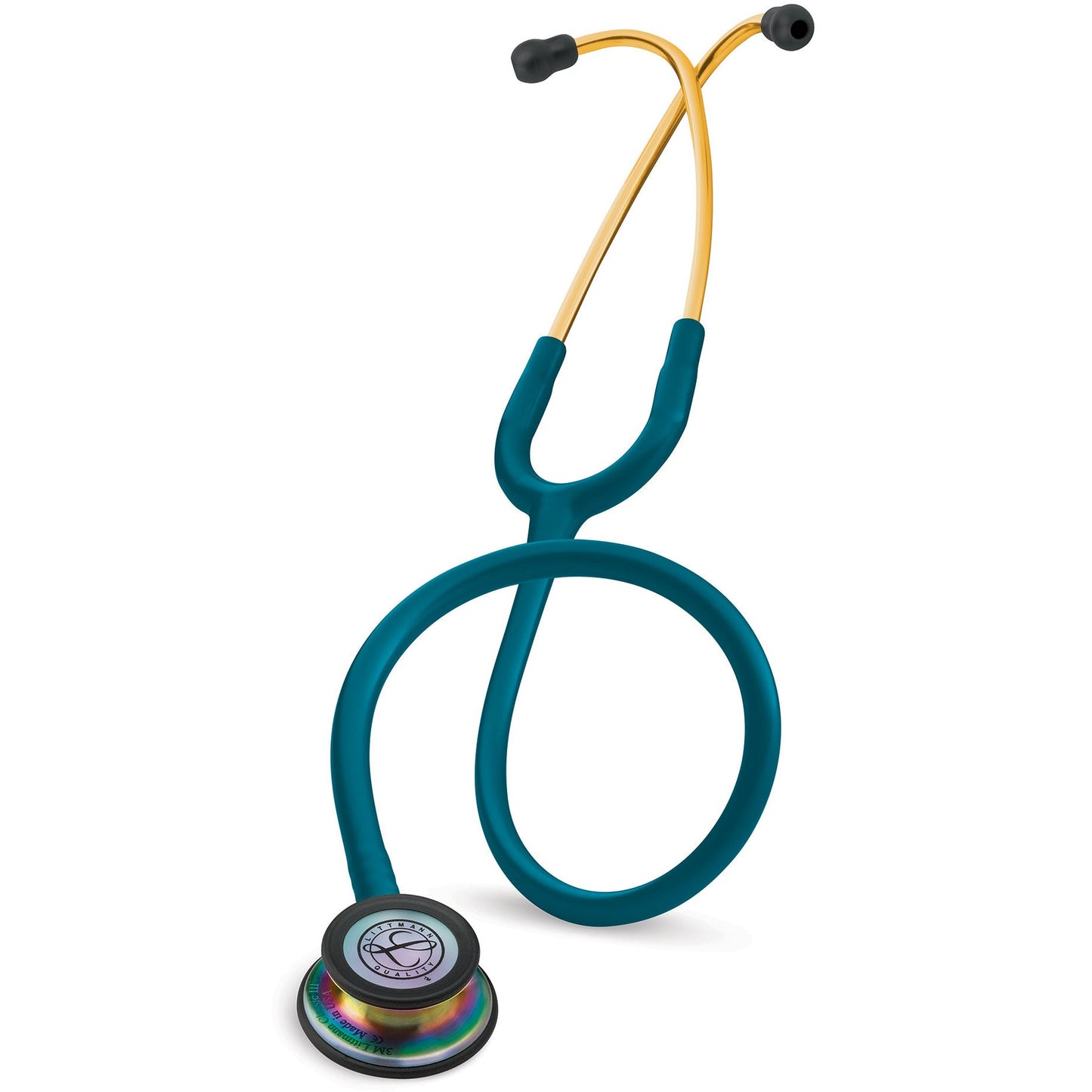 Littmann Classic III Monitoring Stethoscope: Caribbean Blue Rainbow 5807