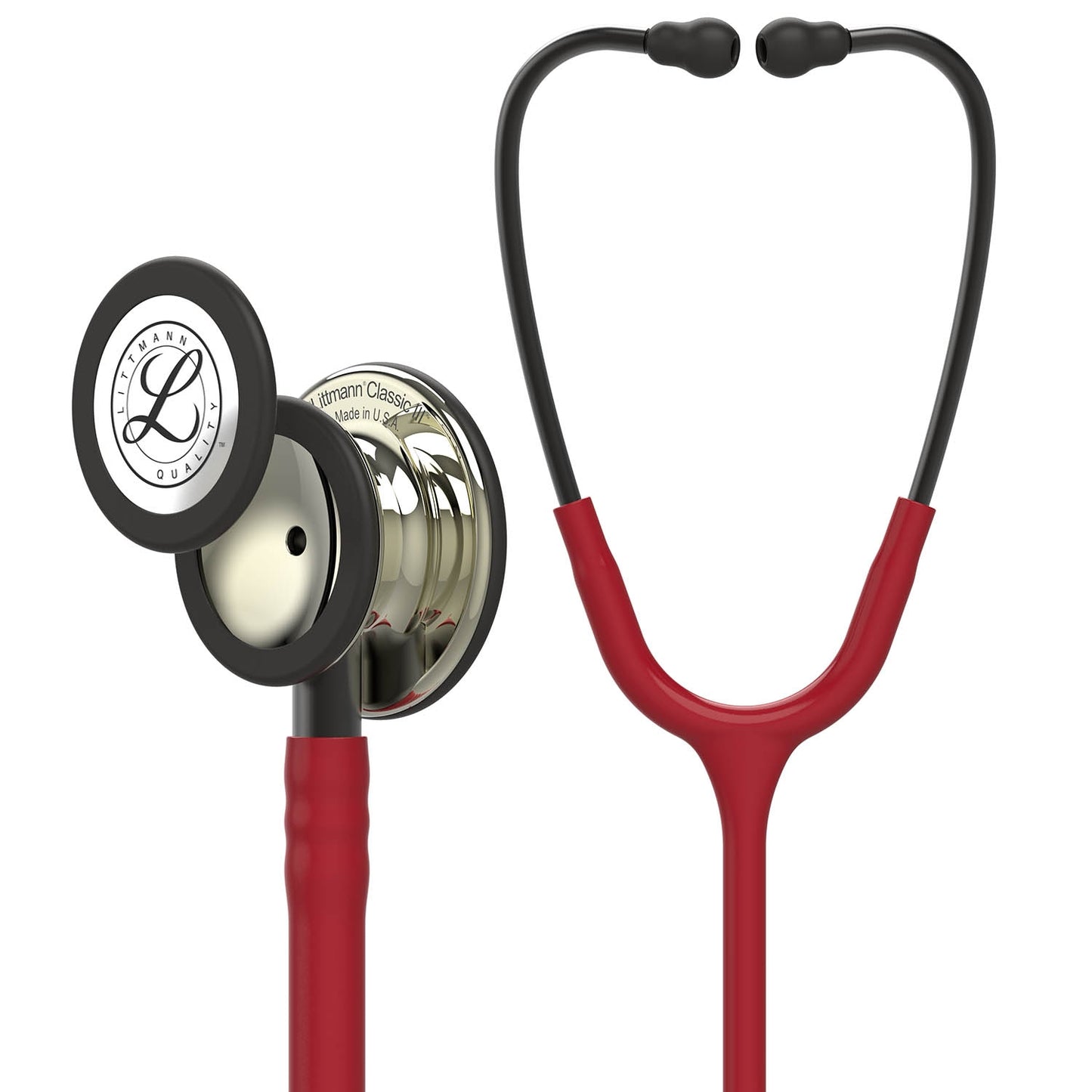 Littmann Classic III Monitoring Stethoscope: Champagne & Burgundy 5864 - Littmann Stethoscopes
