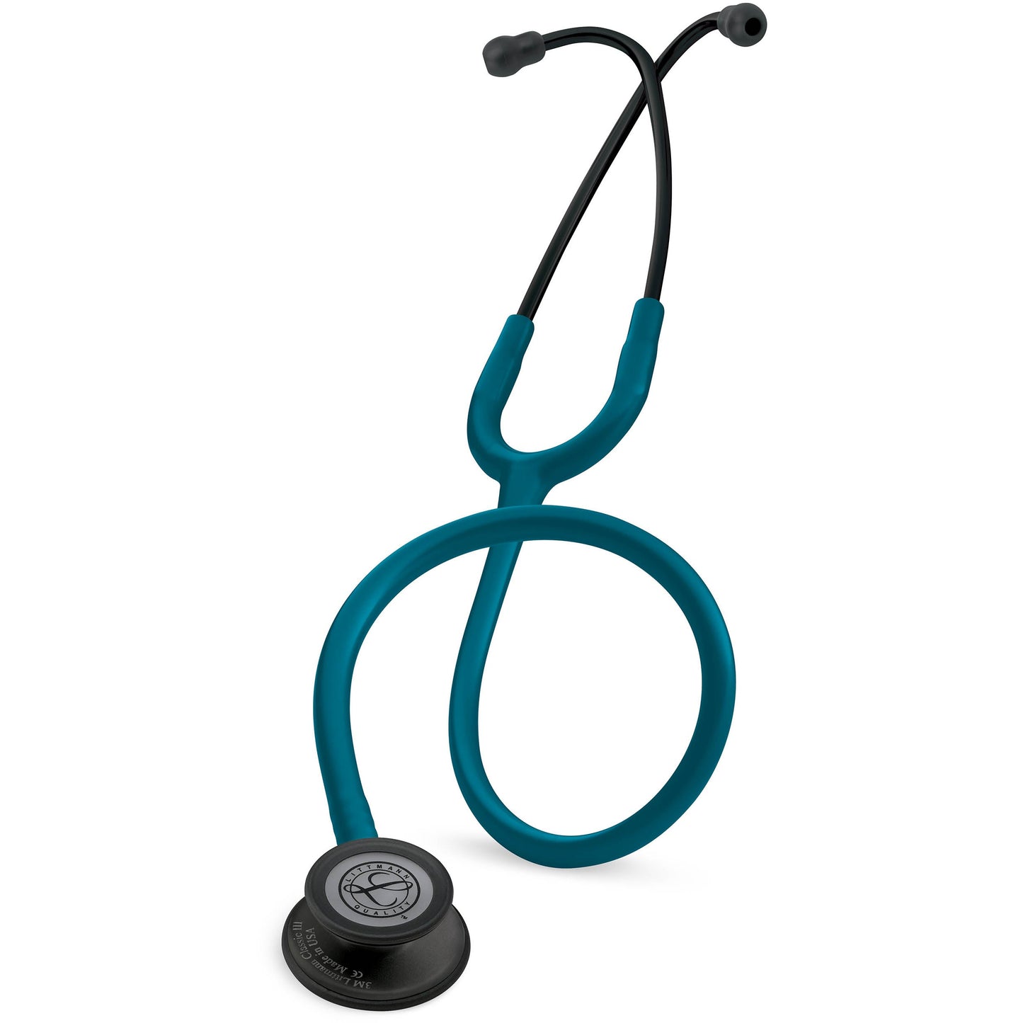 Littmann Classic III Monitoring Stethoscope: Caribbean Blue - Black Finish 5869
