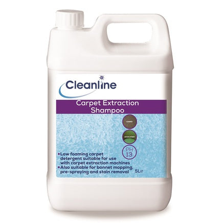 Cleanline carpet extraction shampoo 5L (EA) FL101 – Medisave UK