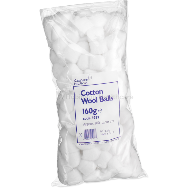 Cotton Wool Balls Pack of 200 Medisave UK