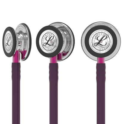 Littmann Classic III Monitoring Stethoscope: Mirror & Plum - Pink Stem 5960 - Littmann Stethoscopes