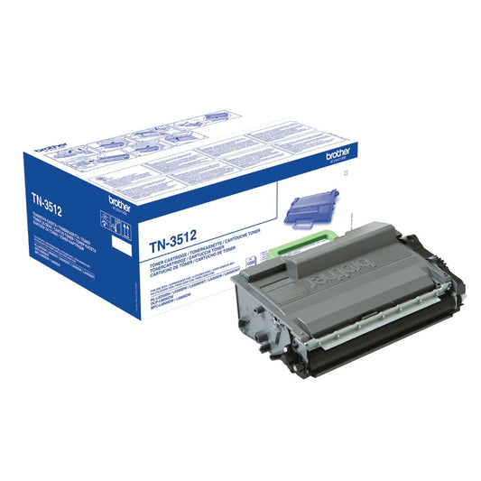 Brother Black Super Yield Toner TN3512 Page Yield 12000 - Brother