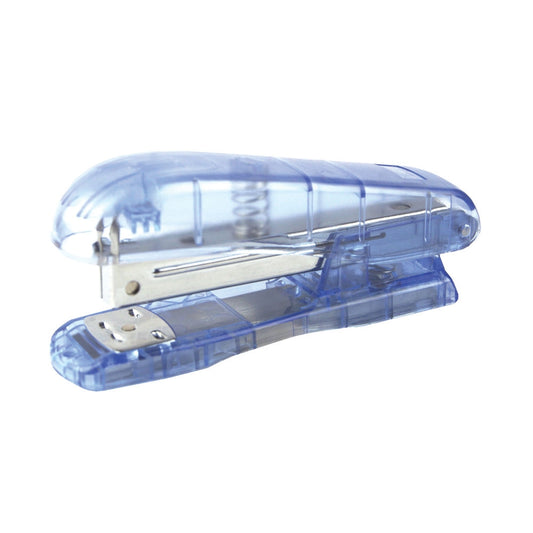 Half Strip Stapler Transparent Capacity 20 Sheets Blue 8224 - Rexel Crystalfile
