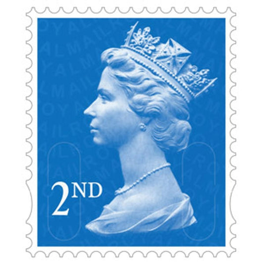 Royal Mail 2nd Class Post Stamps x60
