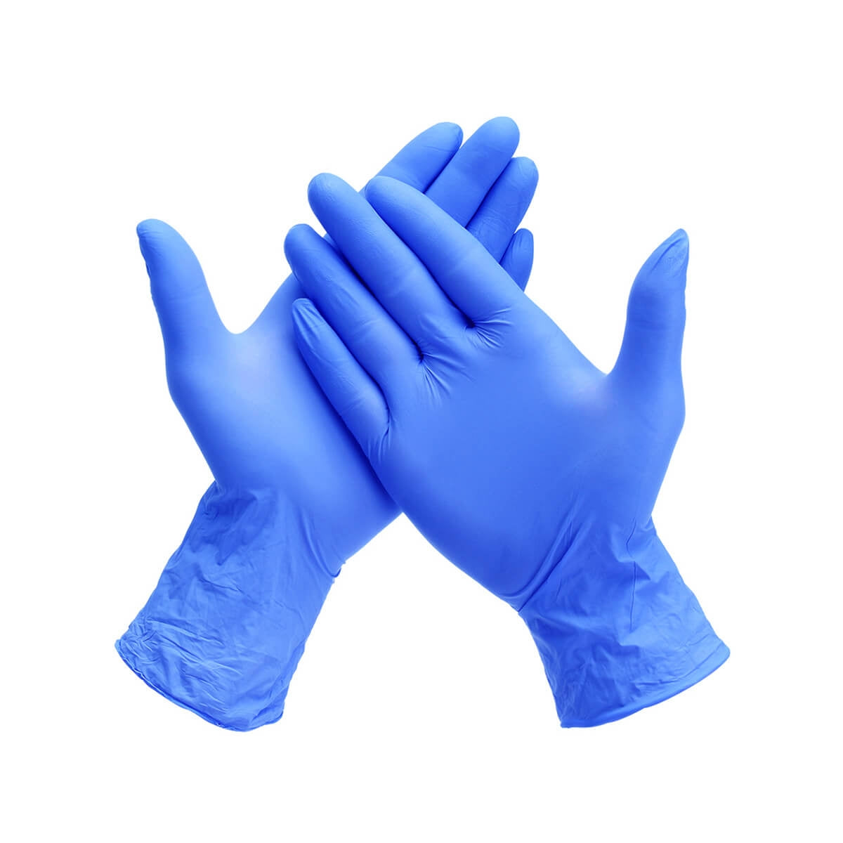 Blue Nitrile Powder Free Gloves - L - Box Of 100 - Discontinued