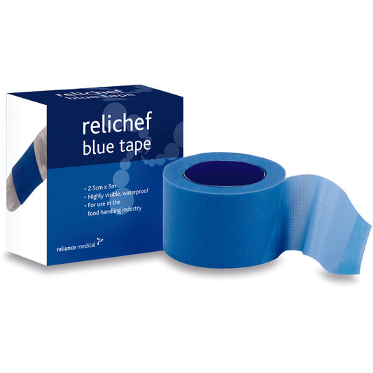 Relitape Washproof Tape Blue 2.5cm x 5m - 