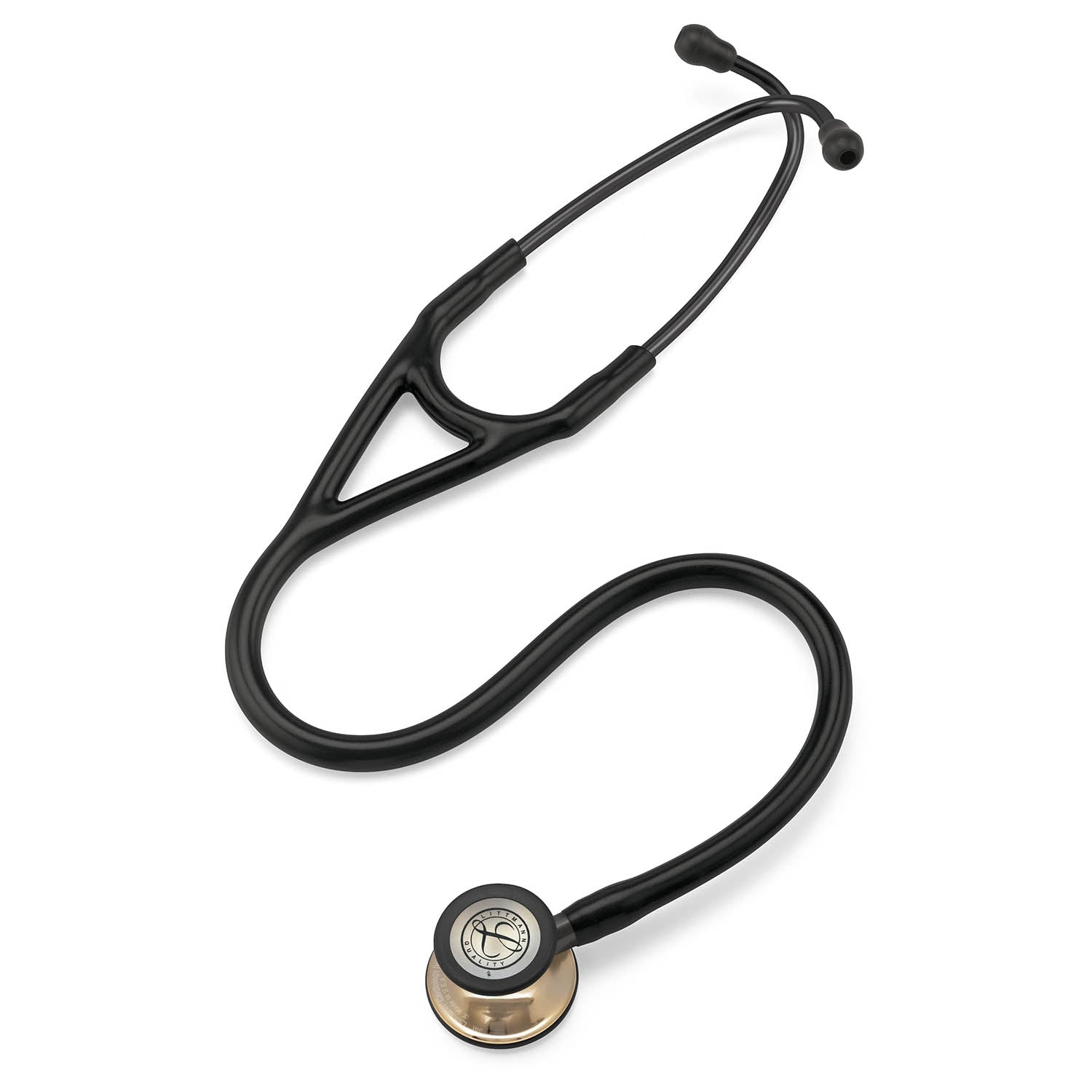 Littmann Cardiology IV Stethoscope: Black - Champagne Finish 6179