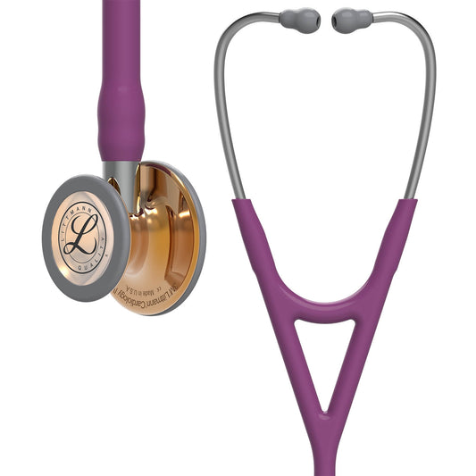 Littmann Cardiology IV Diagnostic Stethoscope: High Polish Copper & Plum - 6181 - Littmann Stethoscopes