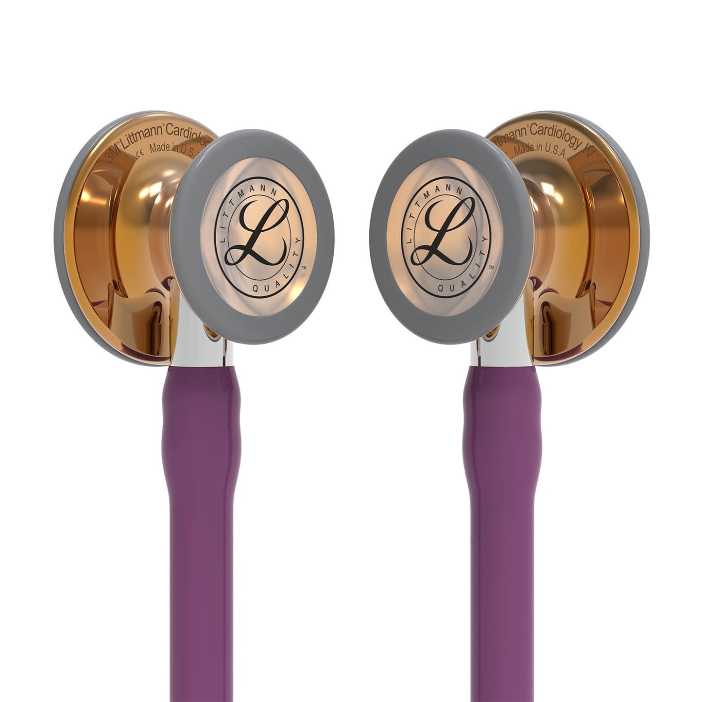 Littmann Cardiology IV Diagnostic Stethoscope: High Polish Copper & Plum - 6181 - Littmann Stethoscopes
