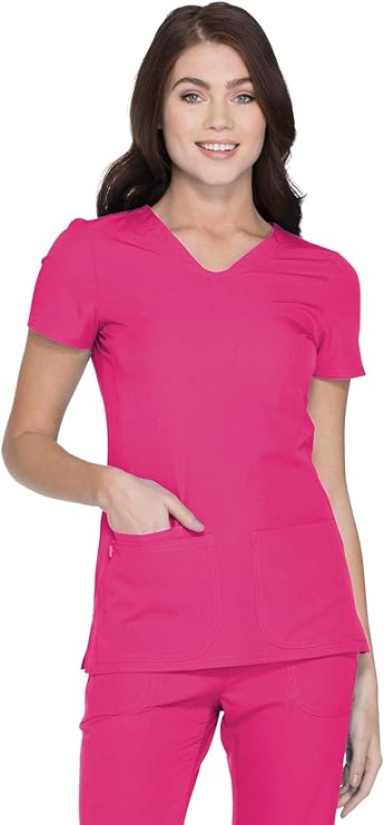 Shaped V-Neck Top Scrub - Work In Style