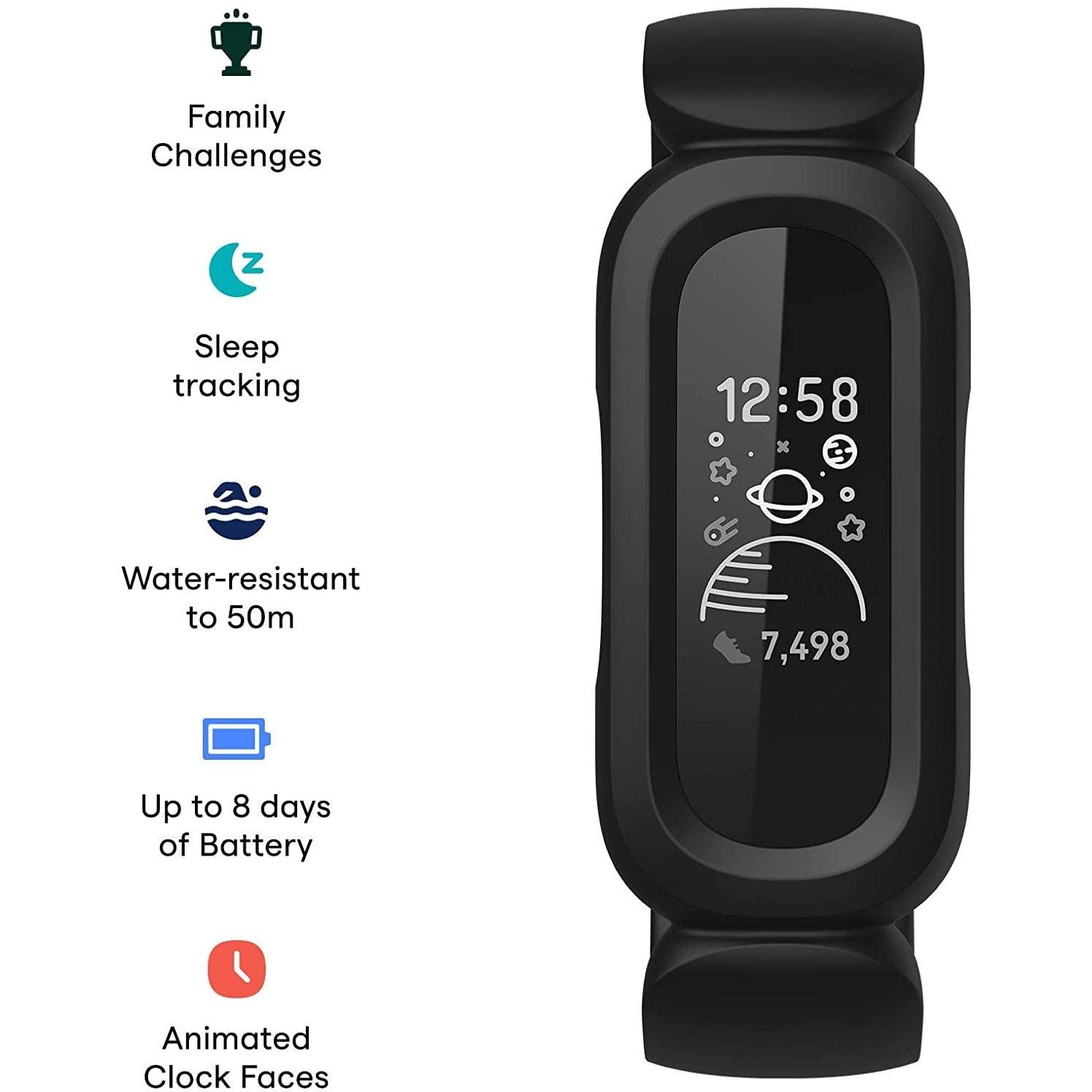 Fitbit Ace for Kids Black/Racer Red – Medisave UK