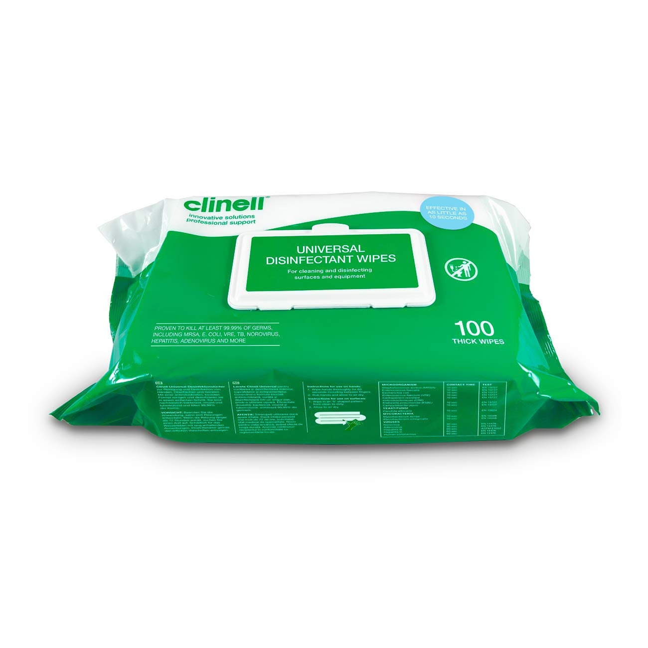 Clinell Universal Wipes - Pack Of 100