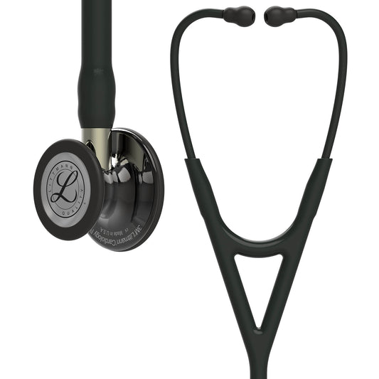 Littmann Cardiology IV Diagnostic Stethoscope: Polished Smoke & Black - Champagne Stem 6204 - Littmann Stethoscopes