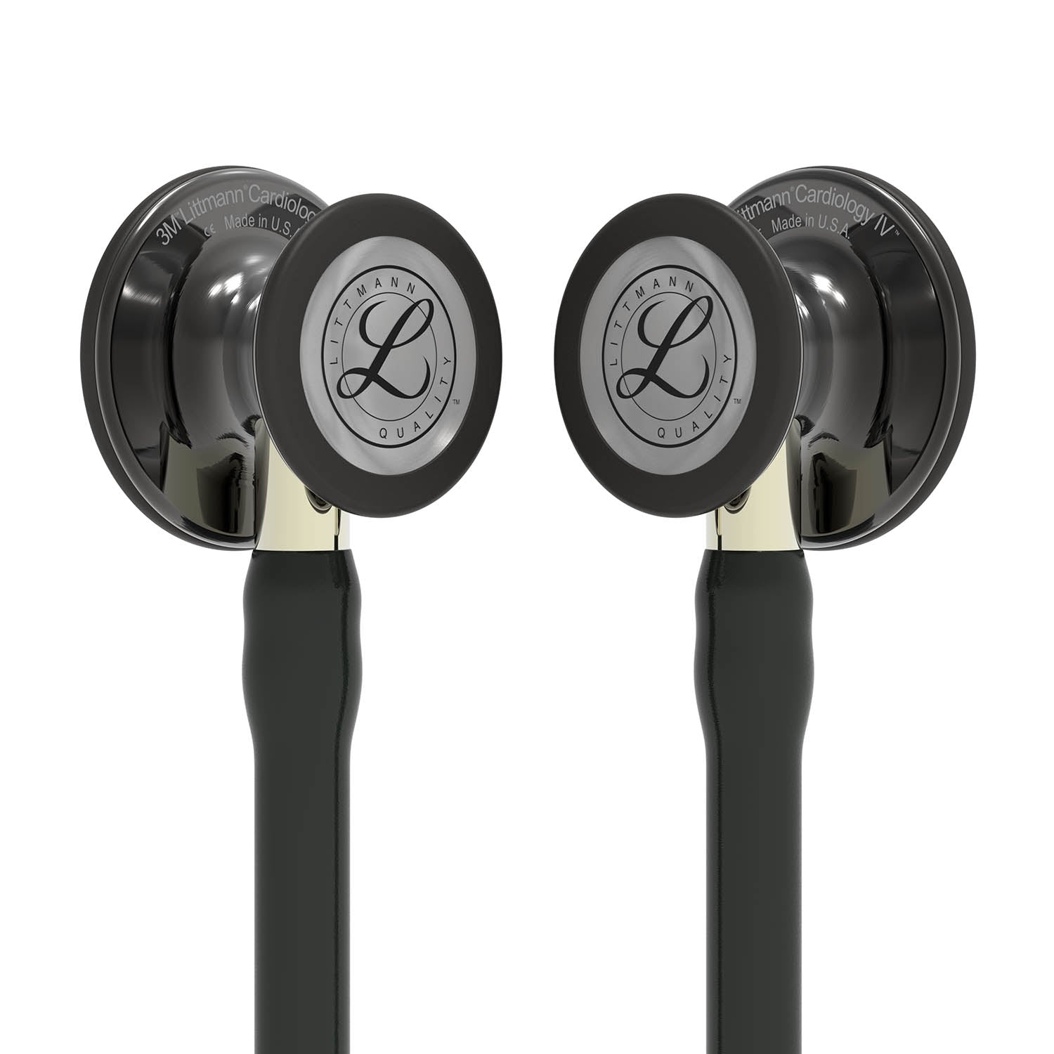 Littmann Cardiology IV Diagnostic Stethoscope: Polished Smoke & Black - Champagne Stem 6204 - Littmann Stethoscopes